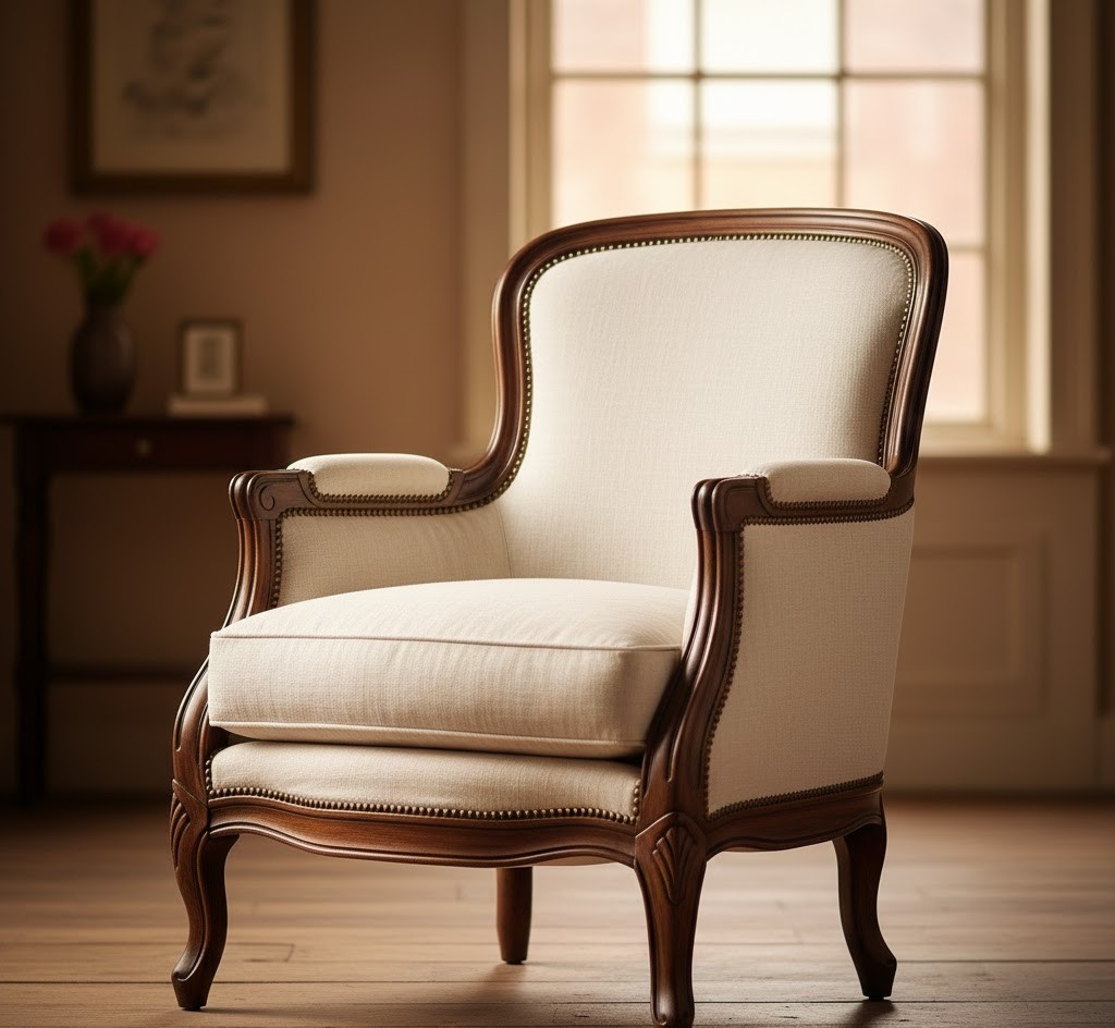 Gerestaureerde fauteuil